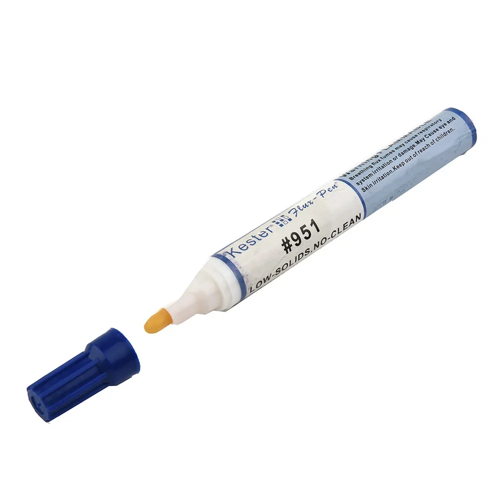 1pcs 10ml No Clean Solder Flux Pen Solid Low Power For DIY No Clean 1.5 Cm X 14 Cm Non-Corrosive Soldering Flux