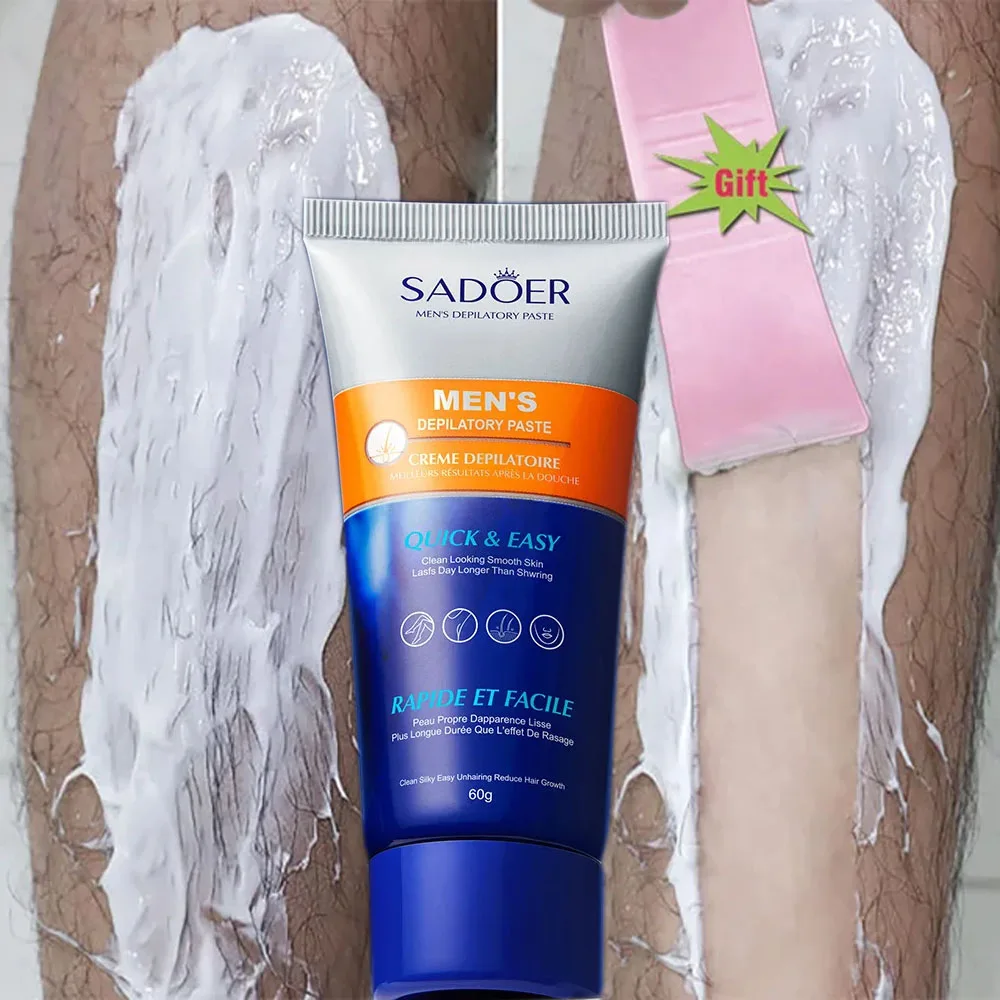 Men's Hair Removal Cream Epilator Private Area Painless Hair Remover Growth Inhibitor Spray Suitable Sensitive Skin