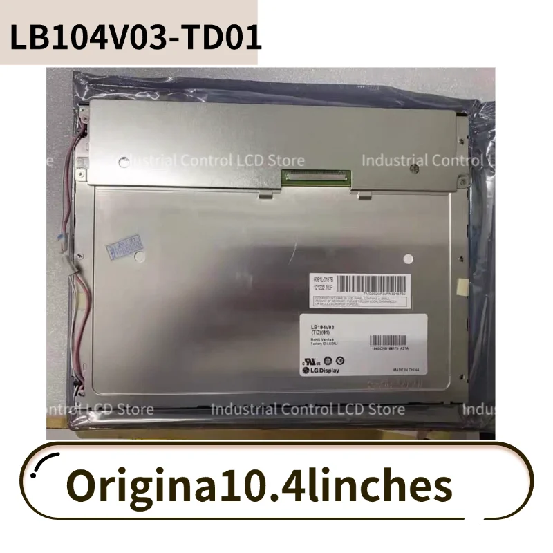 LB104V03 (A1) LB104V03-TD01 Tela LCD genuína de 10,4 polegadas 100% testada Grau A +