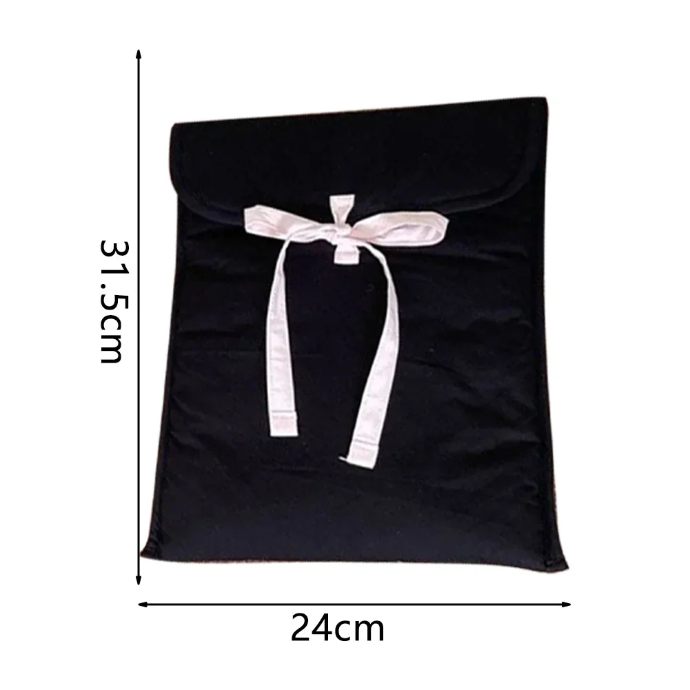 

Korean Bow Knot Computer Bag Black Pink Bow Tablets Computer Storage Travel