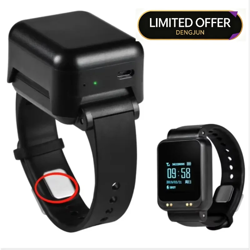 Nursing Home GPS Monitoring Bracelet Tamper Trigger Alarm Two-way Call GPS Watch For Mental & Elderly Patients