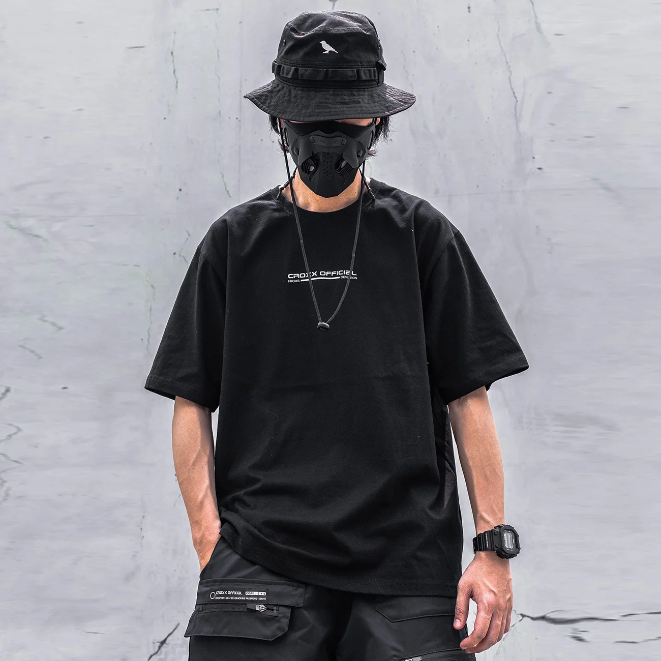 

Hop Hip T-Shirt Mens Techwear Print Loose Short Sleeve Shirts 2022SS Streetwear Cotton Harajuku Tshirts Loose