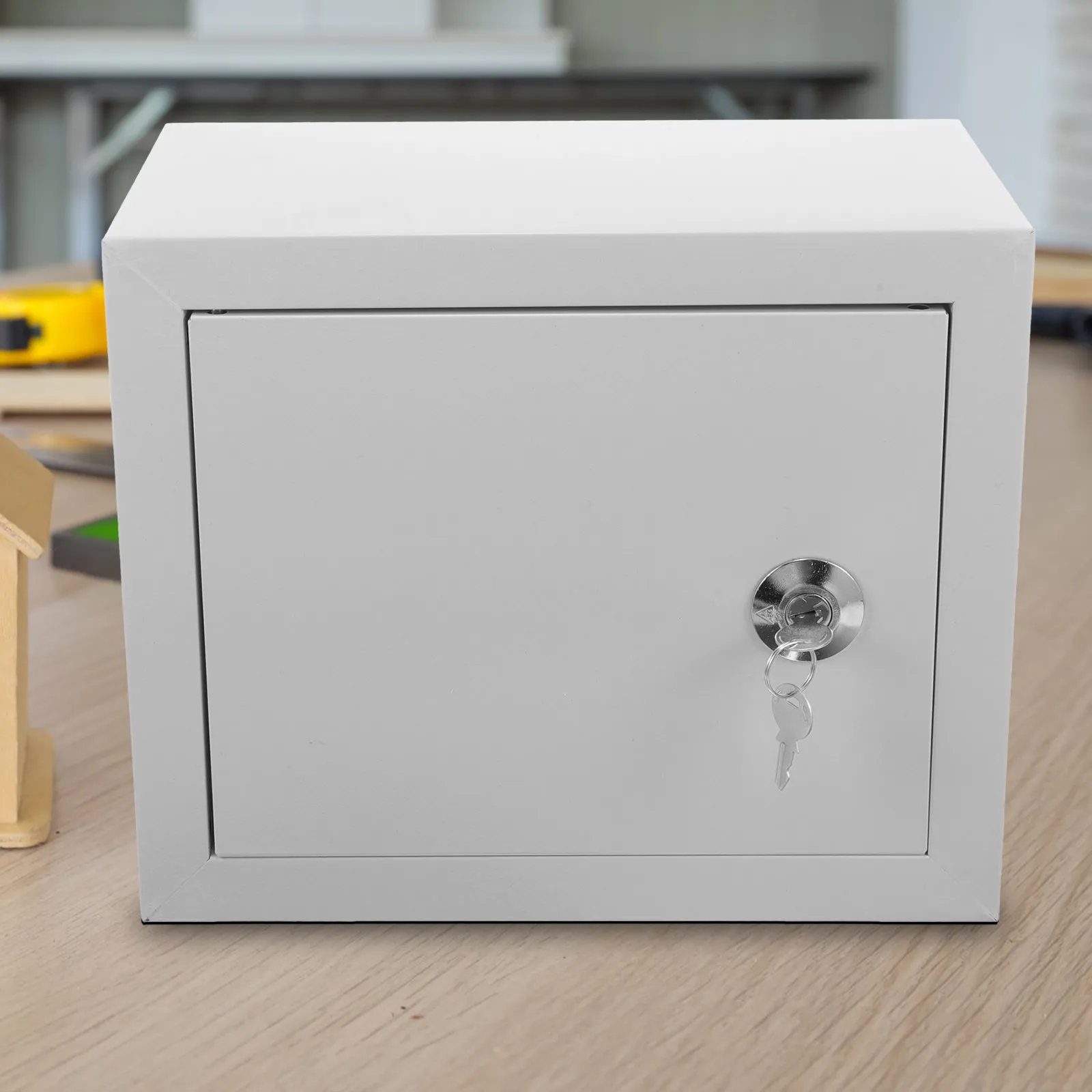 Weather Proof Electrical Box 30x25cm Metal Project Box Splashproof Outdoor Enclosure Durable Rust Resistant for Extreme
