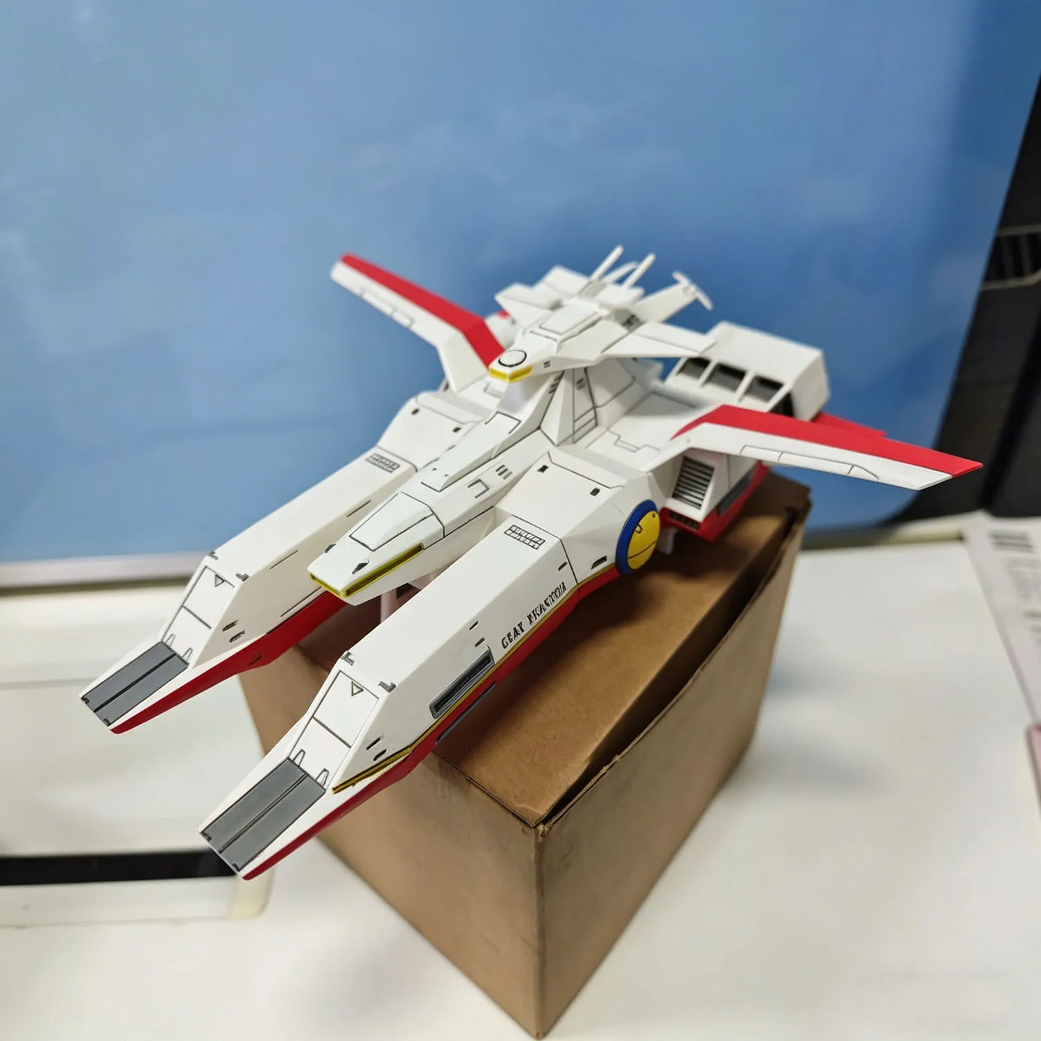 

1/1700 Trojan Horse Class Gray Ghost No. Модель линкора 20 см из смолы, статическая модель корабля, игрушка-украшение, модель военного корабля