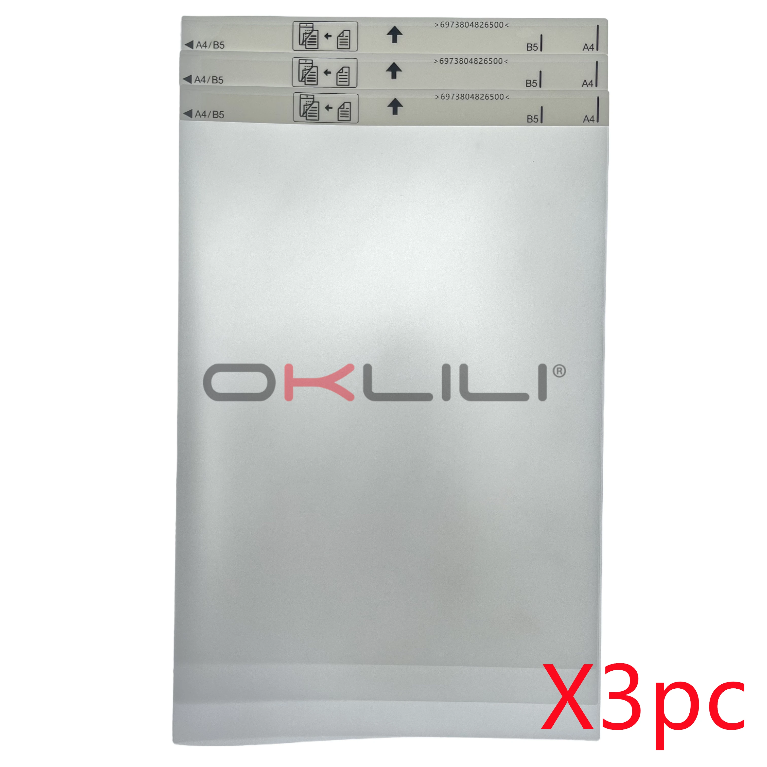 3pcX B12B819451 Carrier Sheets Sheet for Epson Portable Scanners WorkForce ES-55R ES-60W ES-65WR ES-50 DS-80W DS-70 RR-60 RR-70W
