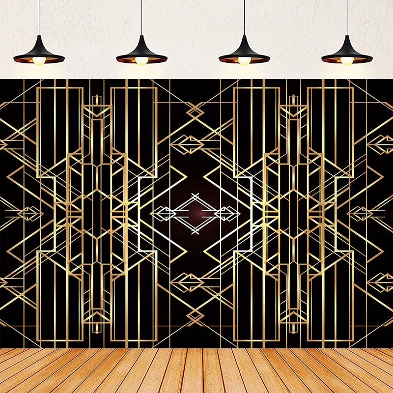 خلفية تصوير رائعة باللونين الأسود والذهبي للبالغين والأطفال، لافتة ذهبية لحديثي الولادة، خلفية ديكور لحفلات أعياد الميلاد السعيدة