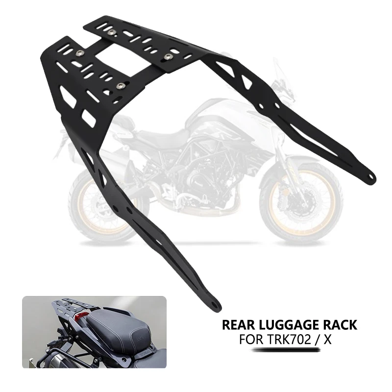 

NEW Motorcycle Accessories Top Case Rear Rack Carrier For Benelli TRK702 TRK702X TRK 702 X 702X 2022 2023 2024 Rear Luggage Rack