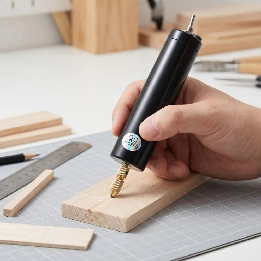 USB Mini Electric Drill Kit 0.7-1.2mm Precision Portable Design Precision Electric Drill Rotary Function Multi-Function
