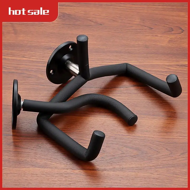 

AC22-Premium Heavy Duty Wall Mount Guitar Hangers 2Pcs Set For Electric And Acoustic Guitars