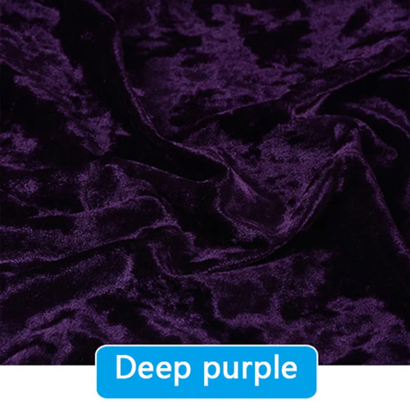 1/3/5M 22 farben Stretch Samt Stoff Diamant Glanz Tuch Weiche Polsterung Textilien Diy Velours für Sofa Vorhang Hintergrund – Detail 12