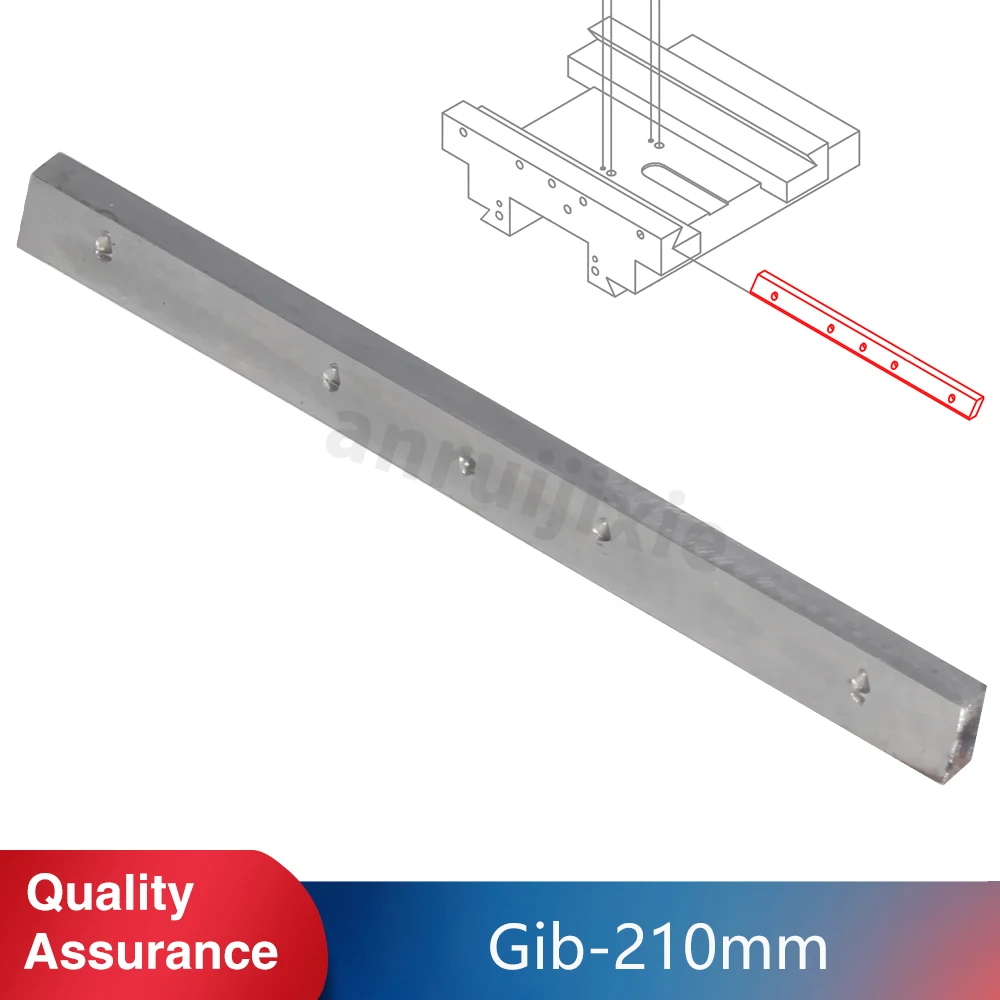 Gib for Y -Axis ,Length 210 mm,  SIEG SX3-165&JET JMD-3&BusyBee CX611&Grizzly G0619 Portrait wedge