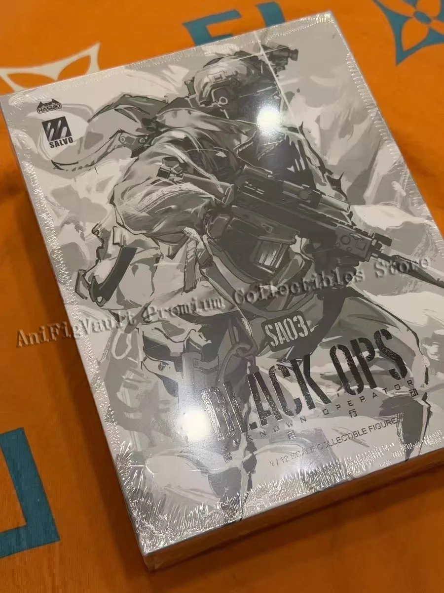 

In Stock HASUKI 1/12 Black Ops SA03 Snow Mountain Ghost High Quality Movable Soldier Figure, Gift Collection