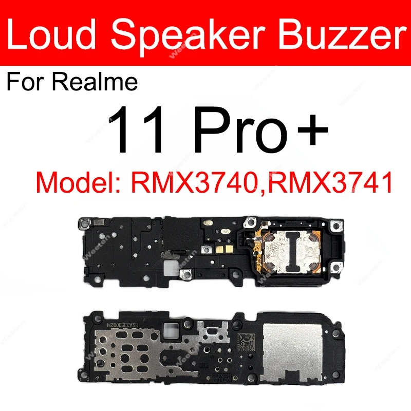 Loud Speaker Buzzer For Realme 10 11 Pro Plus 10S 10T 11X 12X 12 Pro Plus 4G 5G Loud Speaker Buzzer Ringer Flex Cable Repair