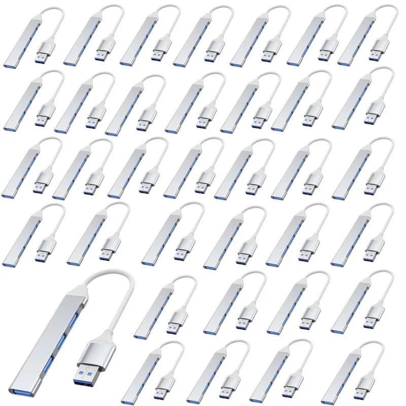 USB 3.0 Hub 4Port USB 3.0 2.0 Hub High Speed type c Splitter Adapter OTG For PC Computer Accessories