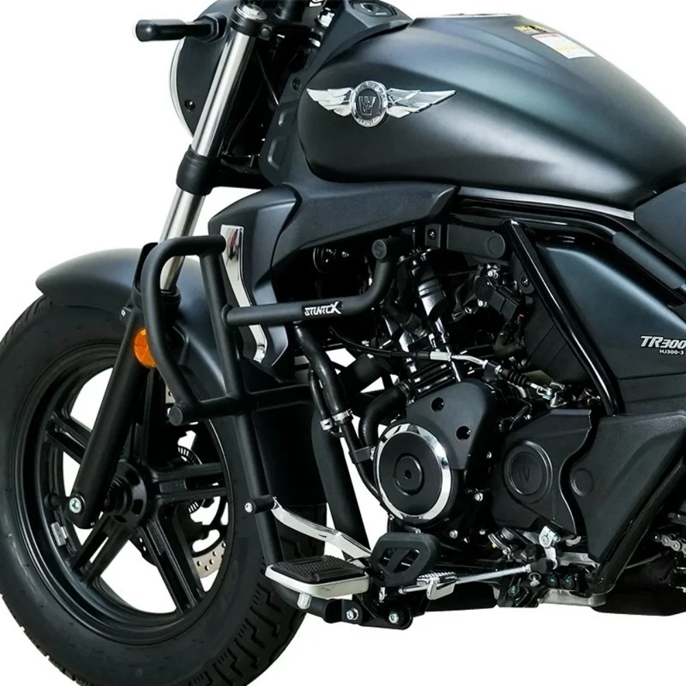 Haojue TR300 TR300plus 오토바이 가드 바 수정된 전면 보호 바 낙하 방지 바 tr300 tr300plus