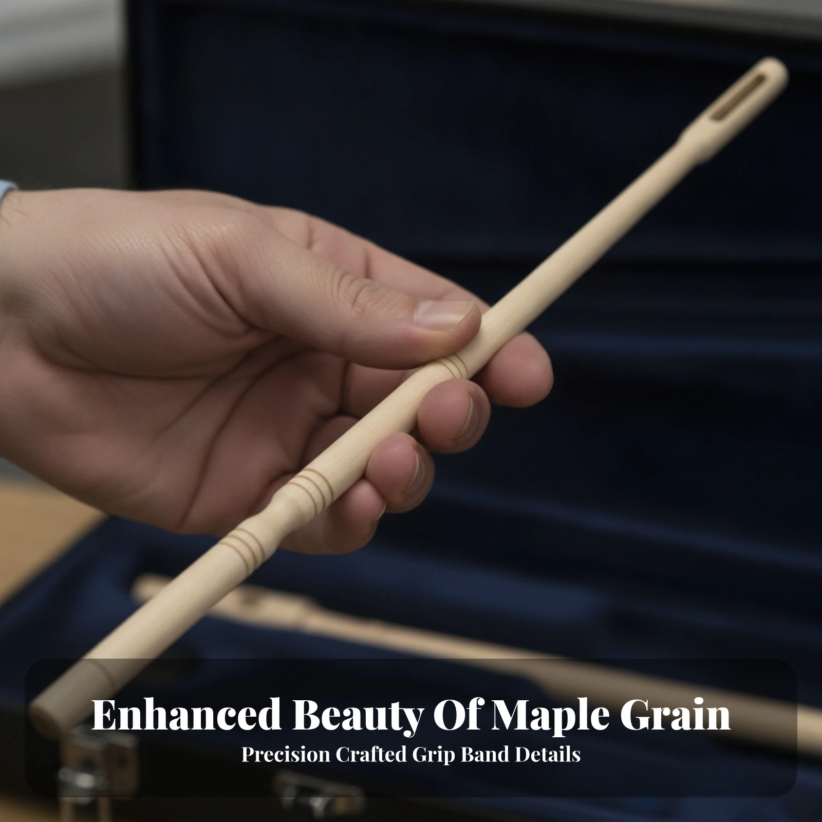 Flute Cleaning Rod with Slotted Loop Polished Flute Cleaning Rod Tool Easy to Use Sturdy for Music Students
