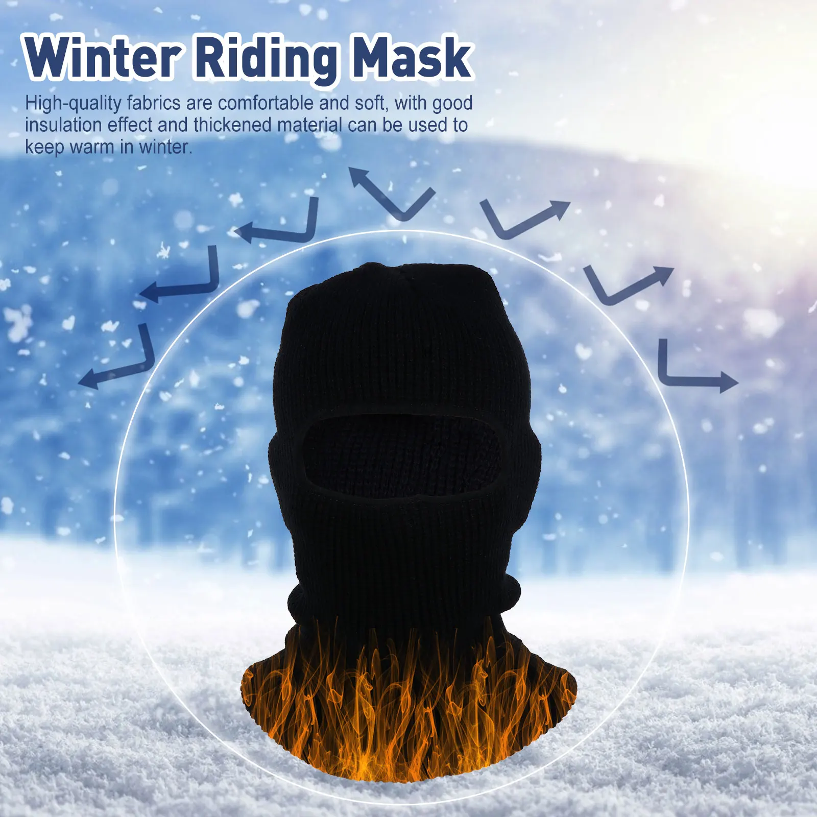 

Head Warmer Riding Face Mask Sports Protective Outdoor Windproof Cycling