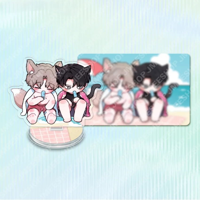 Guiding Me Mad SD Figurine en acrylique sur support, Porte-clés Anime, Articles de collection, Décoration de bureau, Ornement, Accessoires, Cadeau pour ami