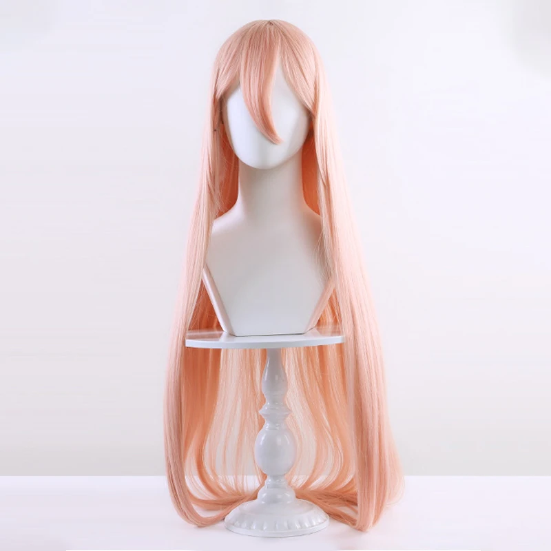 Anime piła łańcuchowa Makima Power peruka do Cosplay długie 2 kolorowe włosy odporne na ciepło syntetyczne włosy imprezowe do odgrywania ról peruki