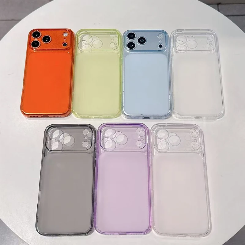 Ultra Thin Transparent Clear Silicone Phone Case for iPhone 17 16 15 14 13 12 11 PRO MAX PLUS 17air 16e Ultra Thin Matte Cover