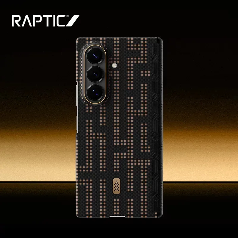 Original RAPTIC Aramid Kevlar Case For Samsung Galaxy Z Fold 8 Ultra Case,Back Cover ONLY,with Hinge Protection And MagSafe