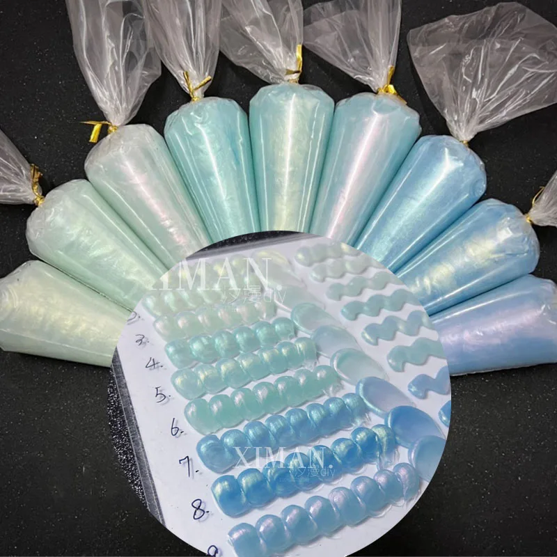 

50 г имитация перламутрового кремового клея, синий поляризованный чехол ручной работы для мобильного телефона «сделай сам», шпилька, аксессуары для карт, косметические материалы