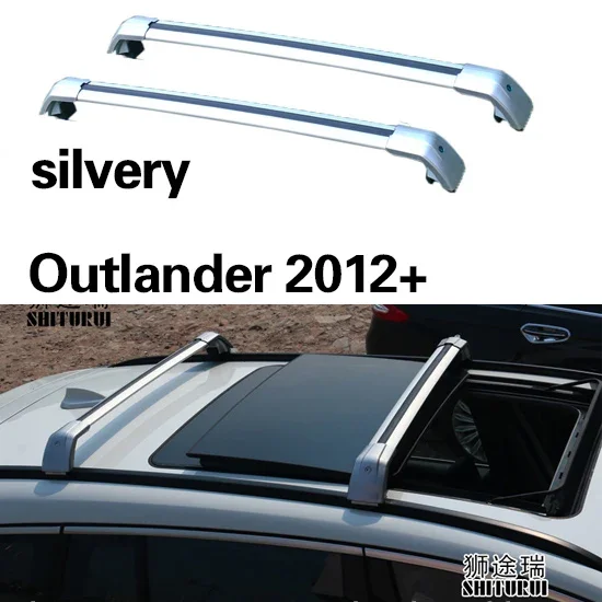 2 Pcs Roof Bars for Mitsubishi Outlander /PHEV SUV 2012-2021 Aluminum Alloy Side Bars Cross Rails Roof Rack Luggage Carrier