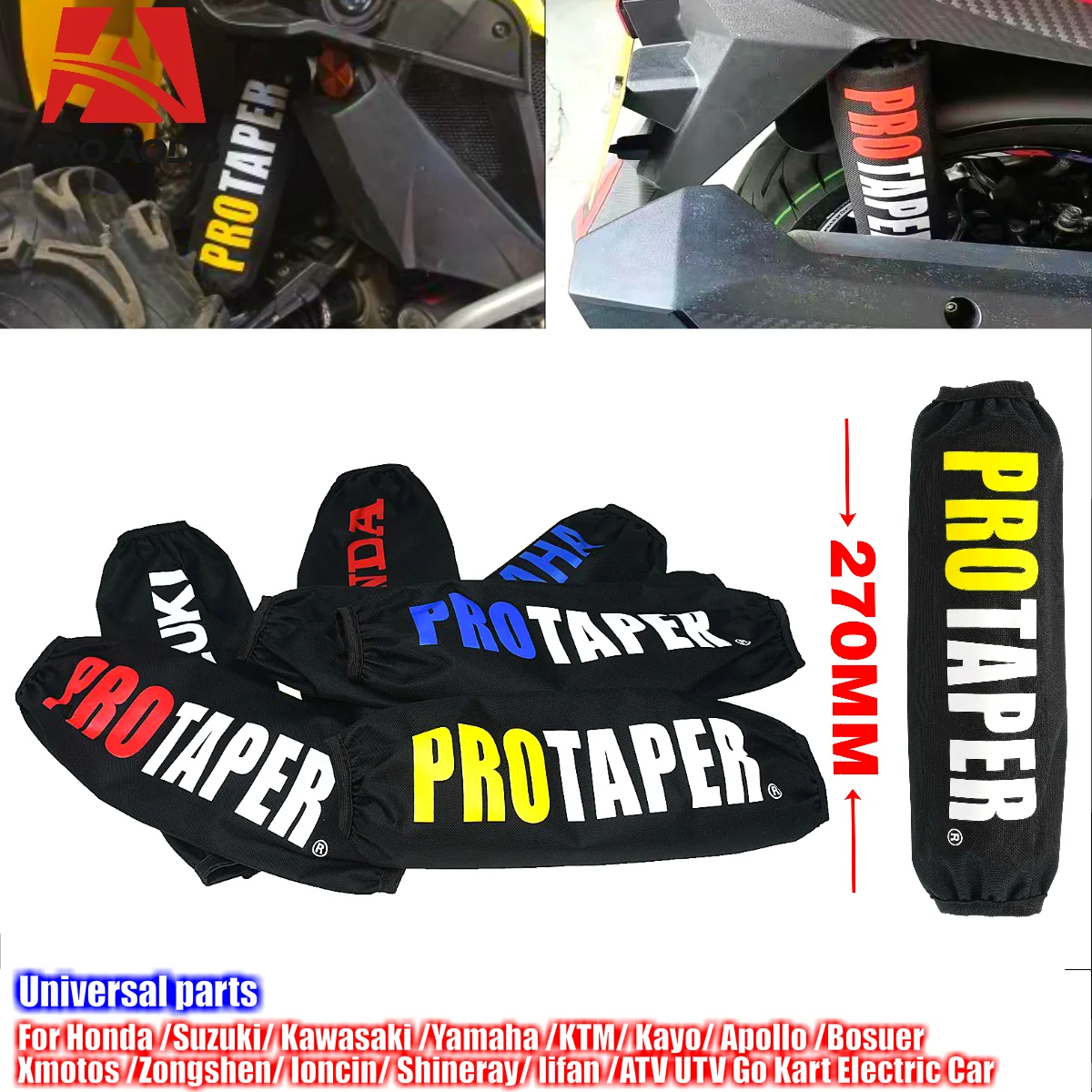 New Rear Shock Absorber Suspension Protector Protection Cover For All Dirt Bike Motorcycle ATV Quad Scooter Electric Car