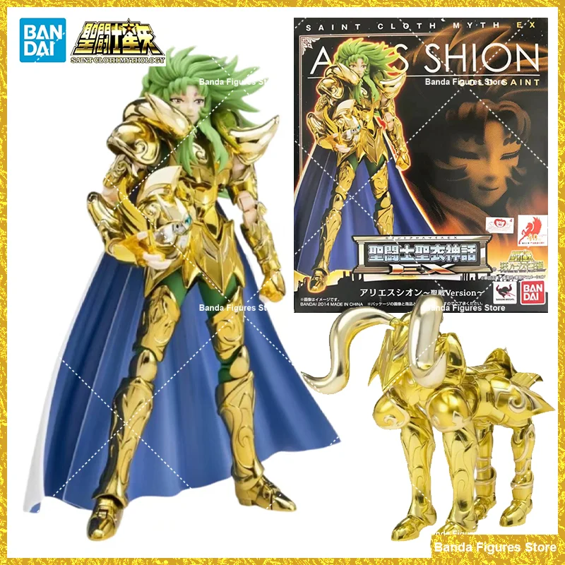 

Оригинальный тканевый Миф BANDAI Saint Cloth EX ARIES SHION GOLD SAINT в наличии аниме Коллекционные фигурки модели игрушки