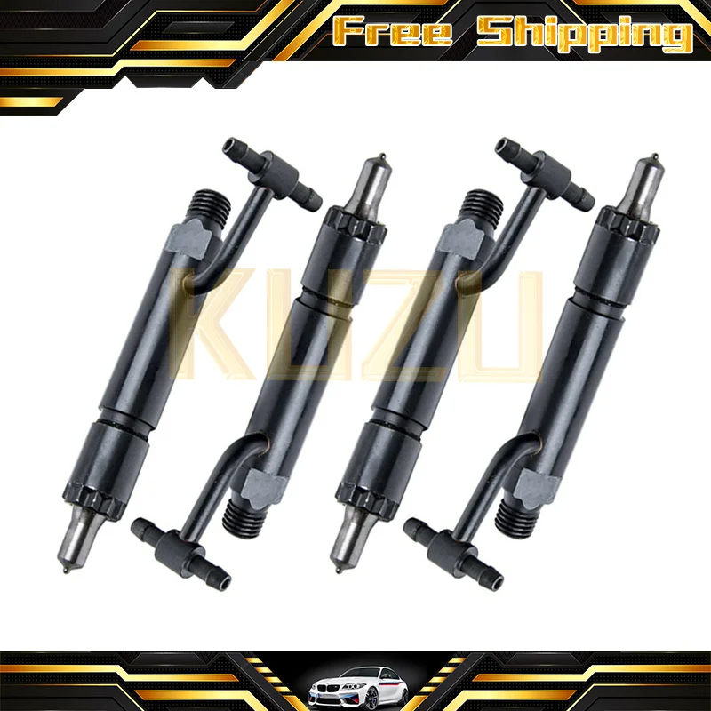 4PCS 729004-53101 Fuel Injectors Fits For Yanmar Engine 3TNV84 3TNV88 4TNV84 4TNV88