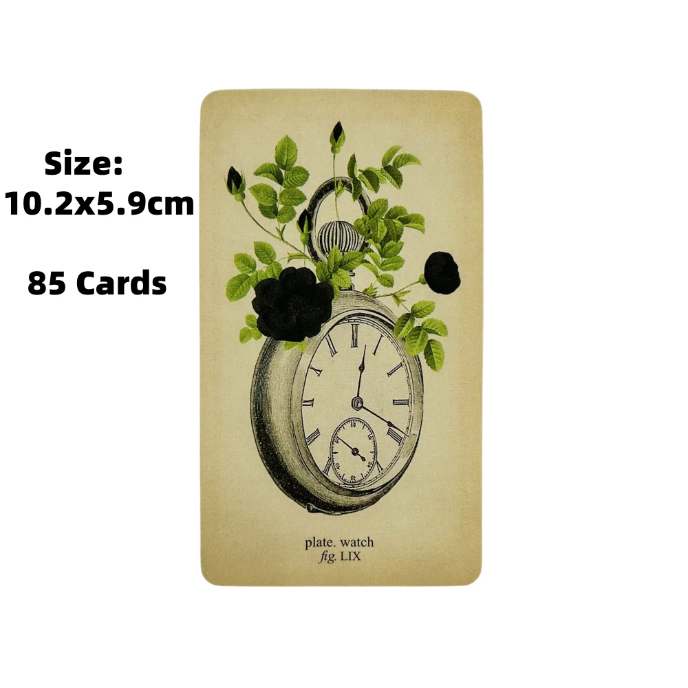 Memento Mori Lenormand And Oracle Deck Tarot Cards Black And The Moon English Visions Divination Edition Borad Playing Games