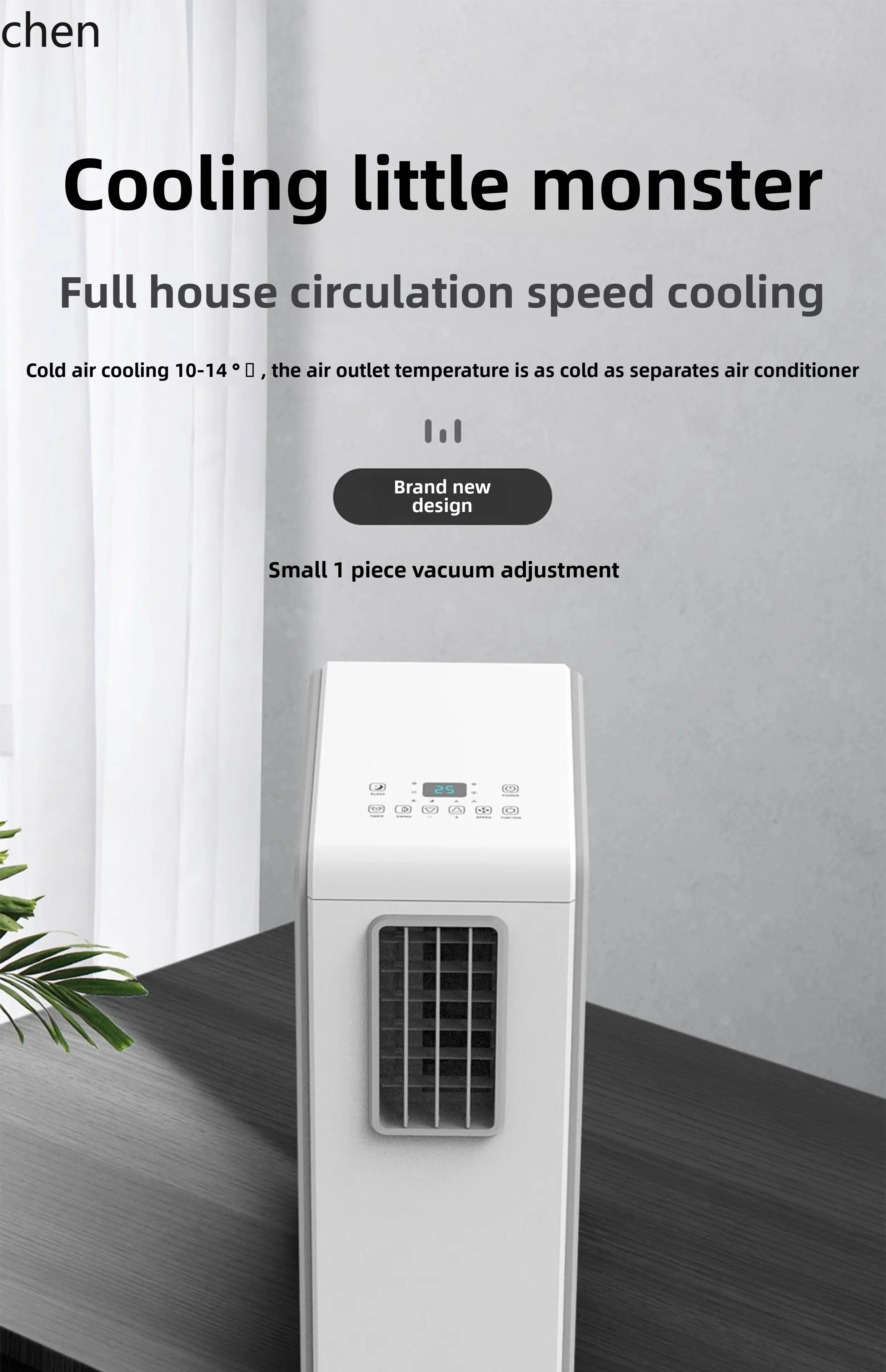Z31-  Single Air Conditioning Compressor Refrigeration Fan Portable Kitchen Dehumidification Free Exhaust Hot Air Installation