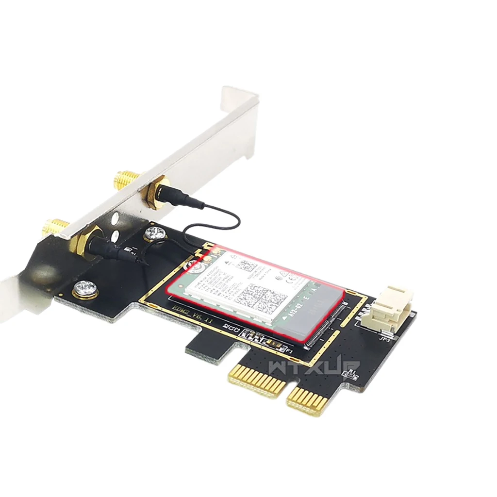 M.2 to PCI Express Wireless Adapter Converter for NGFF M.2 WiFi Bluetooth-compatible Card for Intel AX210 AX200 9260 7260 8265