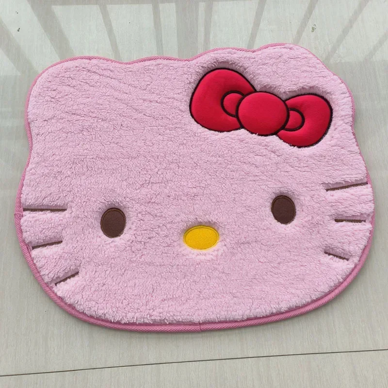 

Kawaii Hello Kitty Bath Anti Slip Mat Rug Cartoon Anime Bedroom Living Room Plush Rug Absorbent Quick Drying Bath Mat Room Decor