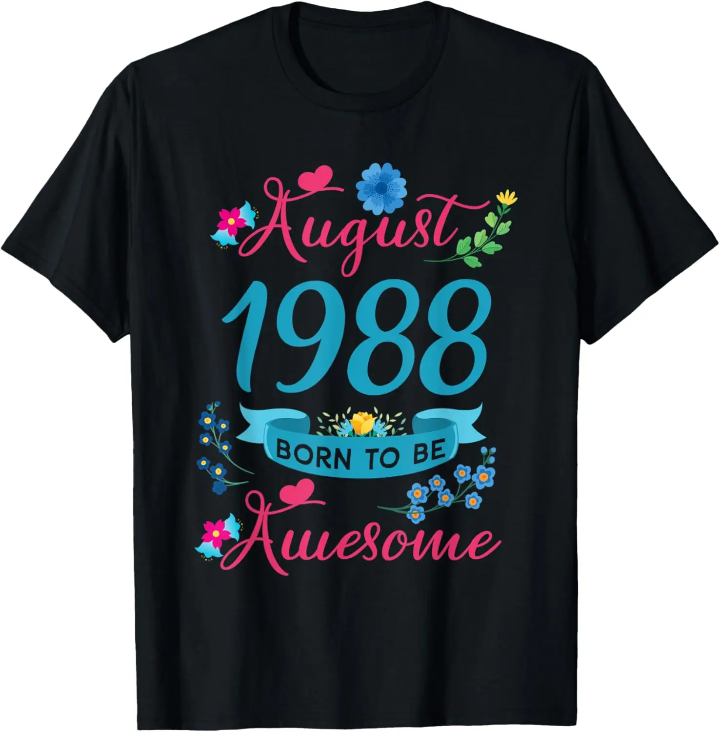 

Happy Birthday 35 Years Old Women Retro Groovy Vintage 1988 T Funny Shirt Casual Unisex Summer Streetwear Tops Ropa Hombre