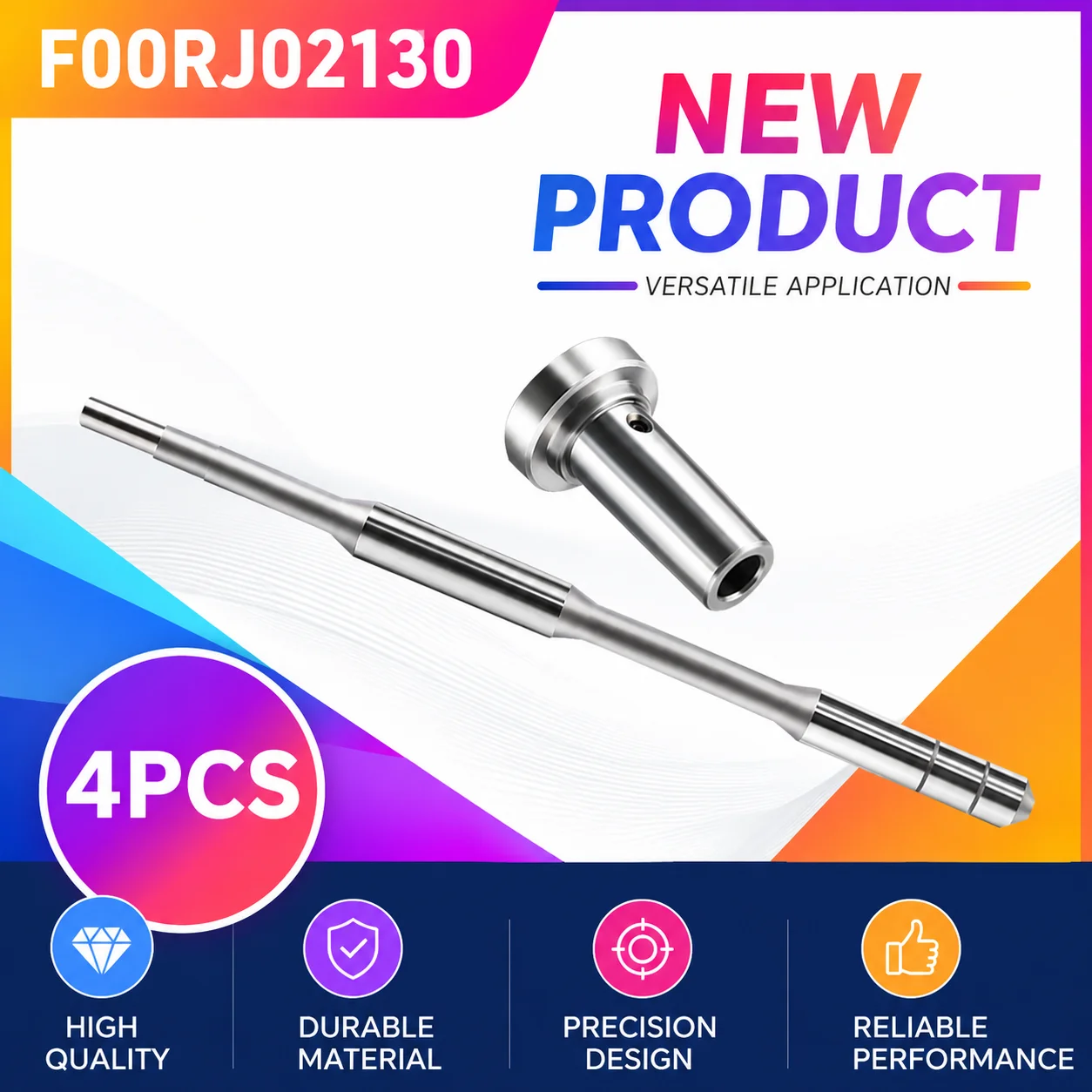 

4PCS Valve Component F00RJ02130 Suitable For Cummins Engine Injectors 0445120151+0445120211+0445120152+0445120209 Models XF1024