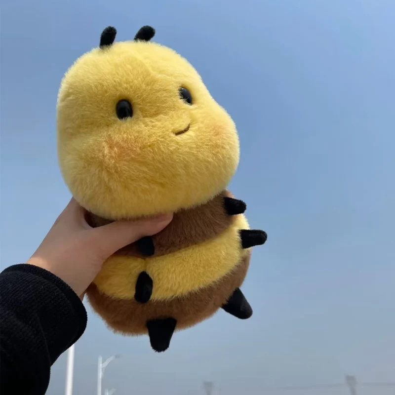 20cm Cartoon Adorable Honey Bee Plush Toy Soft Cute Spring Bees Stuffed Toy, Perfect Birthday Gift for Kids, Girls, Boys