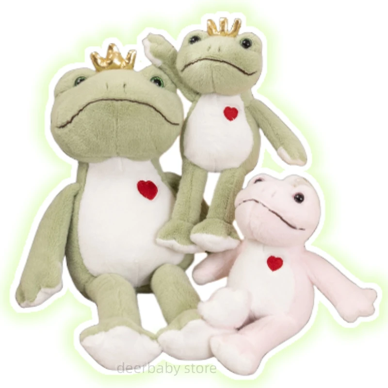 24/40cm Creative Fun Internet Celebrity Couple Frog Plush Toy Green Pink Wedding Frog For Boyfriend And Girlfriend Holiday Gift