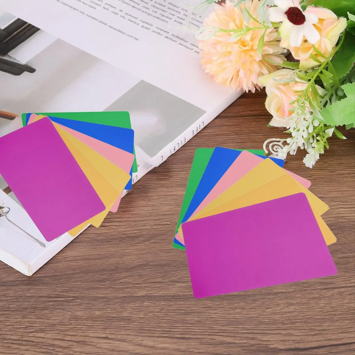 Super Sale 200Pcs Metal Business Card Blanks,1/64 INCH Thick 3.4x2 inch Aluminum Laser-Engraving Materials Unique Cards Dark Gol