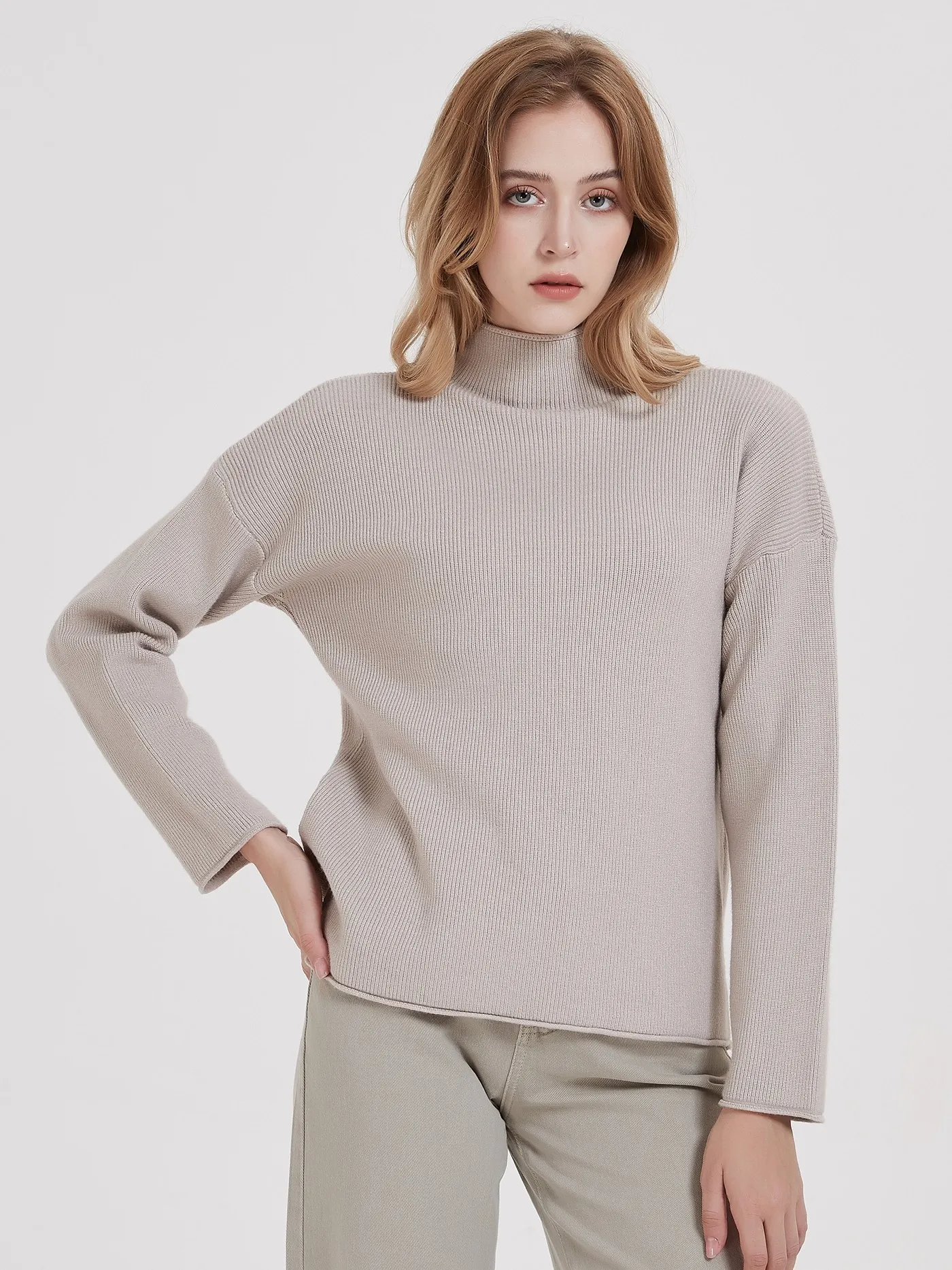 

ZHISILAO New Knitted Sweater Women Classic Basic Casual Solid Turtleneck Pullover Femme Autumn Winter 2022 Tops