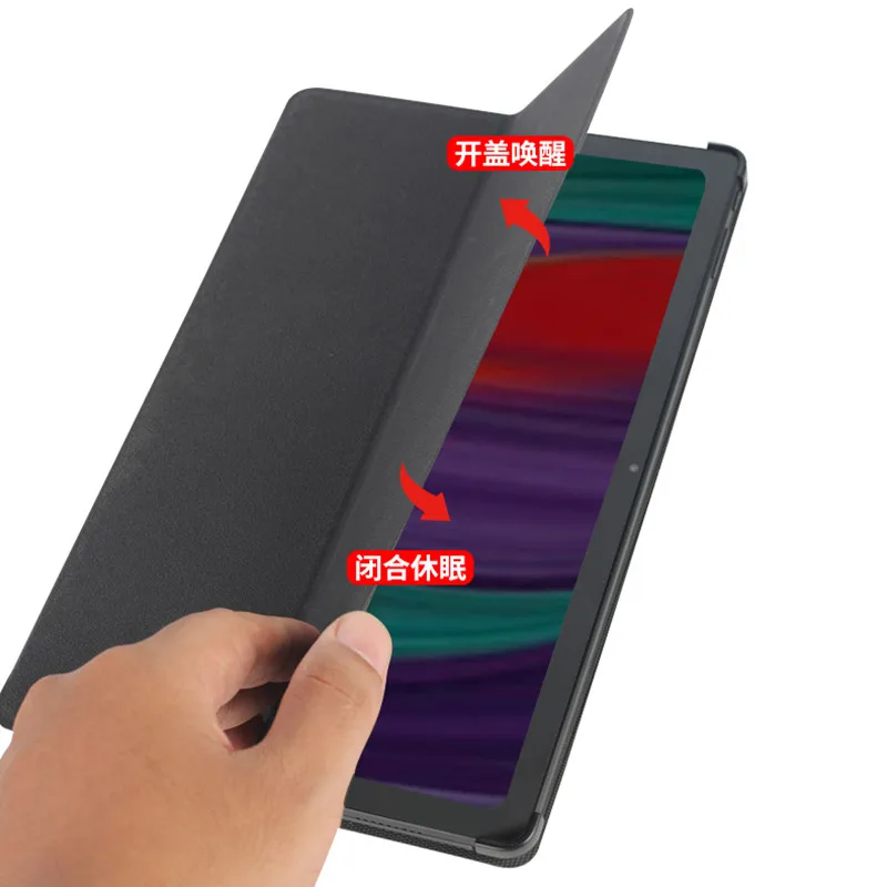 Ultra Dunne Drie Fold Stand Case Voor Chuwi Hipad Max 10.36Inch Tablet Soft Tpu Drop Resistance Cover Voor Hipad max Nieuwe Tablet