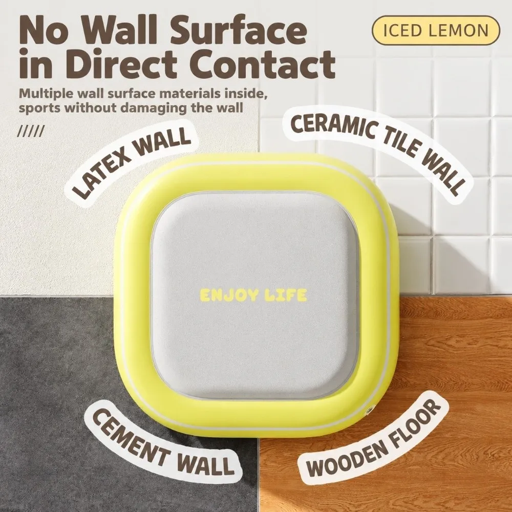 Inflatable Suction Mount Wall Punching Pad No Drill Square Shape Punching Training Pad Soft Cushion Fight Strike Pad