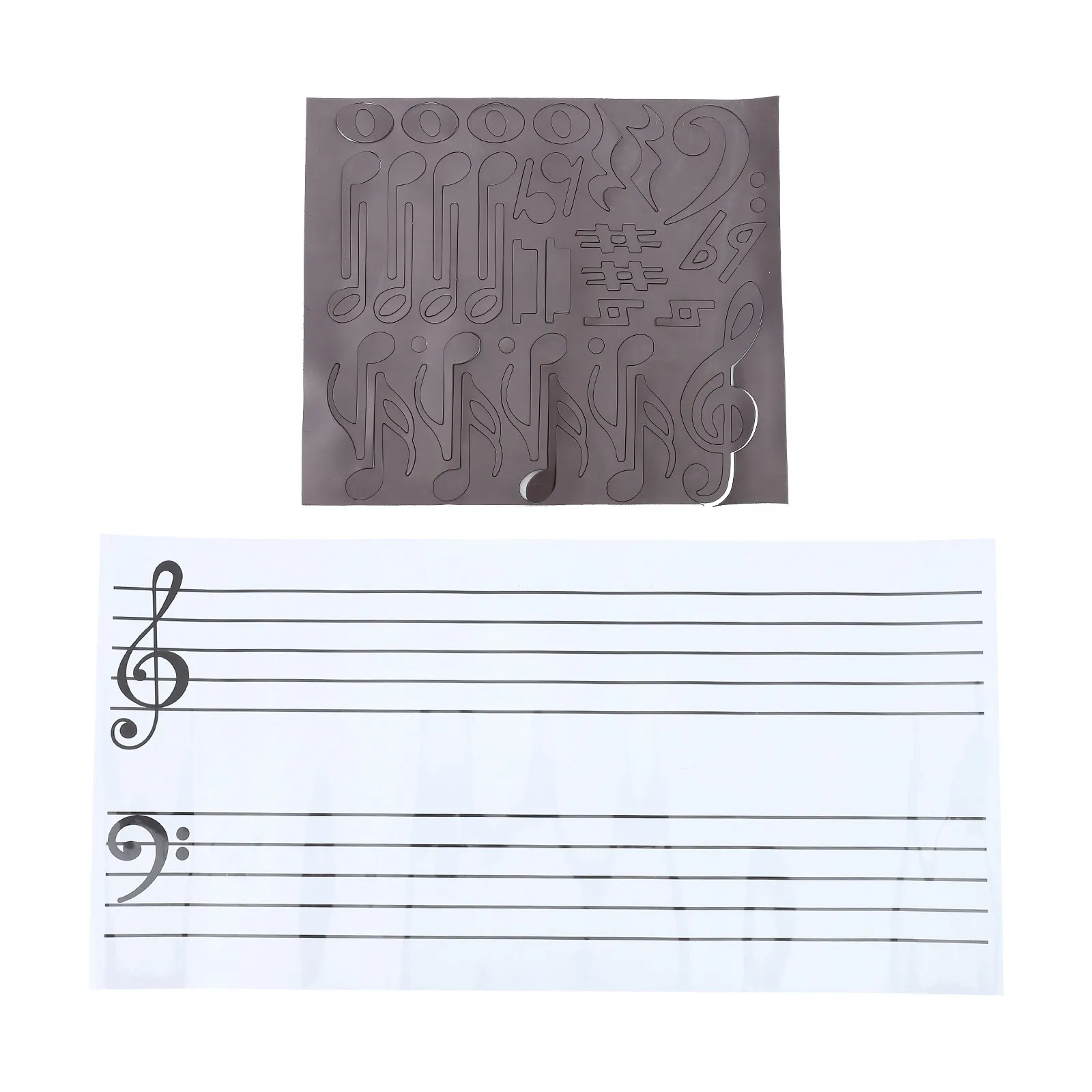 Music Teaching Boards Magnetic Note Stickers Whiteboard Musical Classroom Supplies