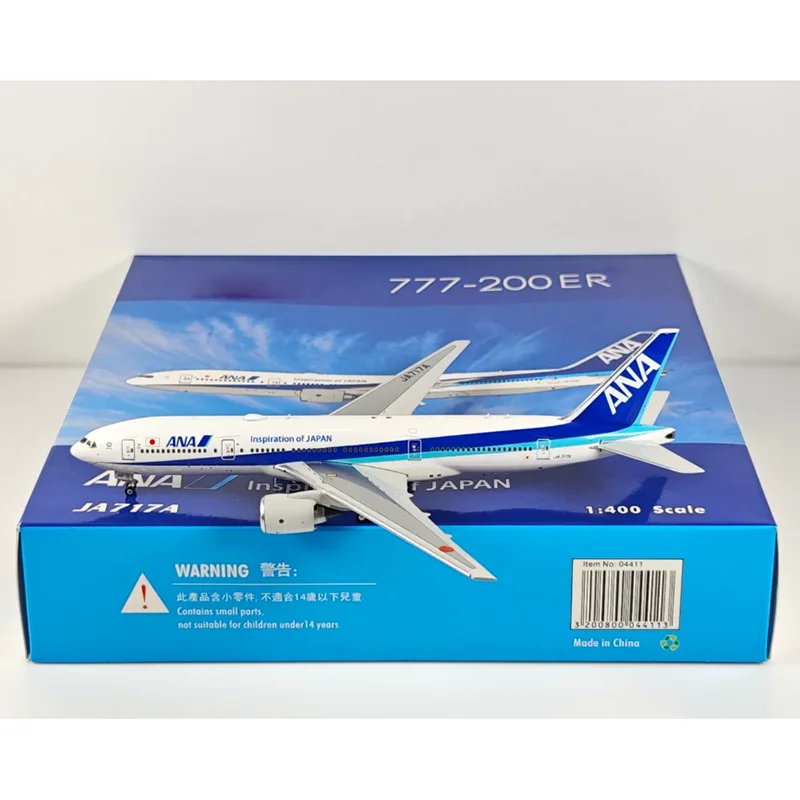 Phoenix 1/400 Scale All Nippon Airways B777-200ER JA717A Alloy Aircraft Model Collection Decoration Item Toy