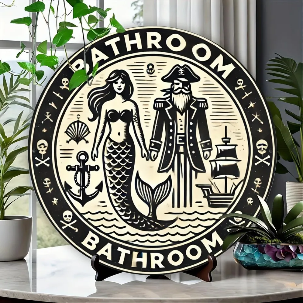 2D جولة النحت الجدار الزخرفية | الرسوم التوضيحية المستوحاة من البحري، هدية الهالوين وعيد الميلاد، ديكور الحمام/الغرفة #4