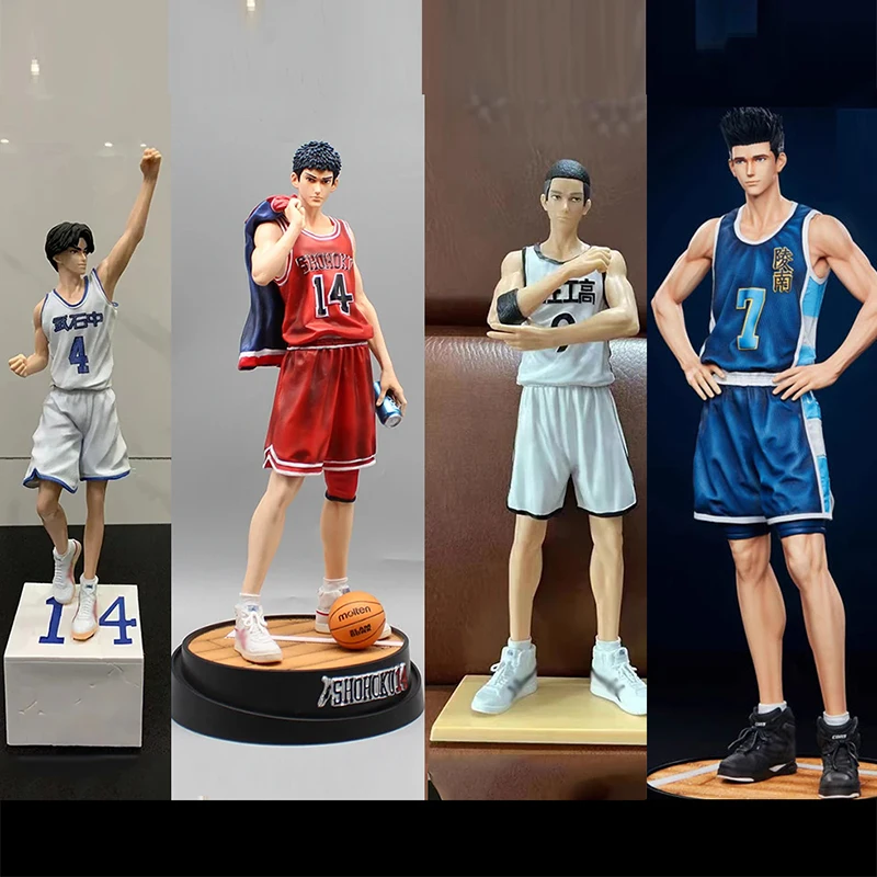 Cartoon Akira Sendoh Slam Dunk Figurine Sawakita Eiji Toys Mitsui Hisashi Action Figure Statue PVC Collectible Anime Model Gift