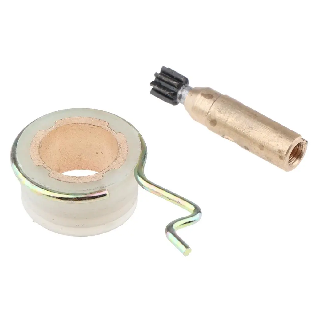 Oil Pump Worm Gear Kit Alloy Spring Chainsaw Replacement Parts for MS180 Outdoor Maintenance