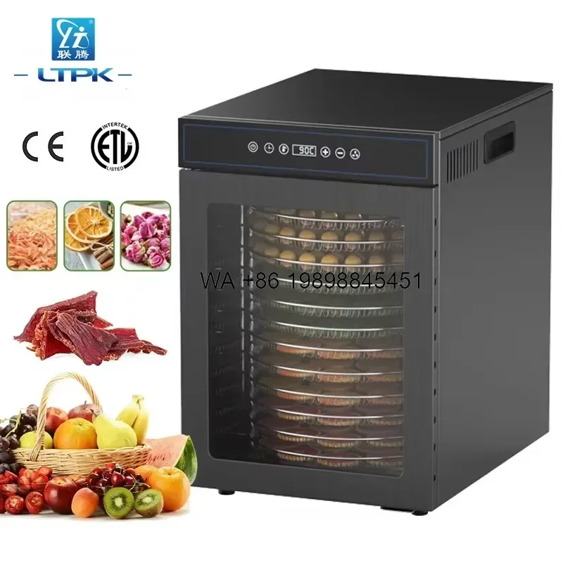 Wmwmnu for LT-10 Best Home Use Mini Heat Pump Rotary Fruit Vegetable Fish Seafood Meat Food Dehydrator 12