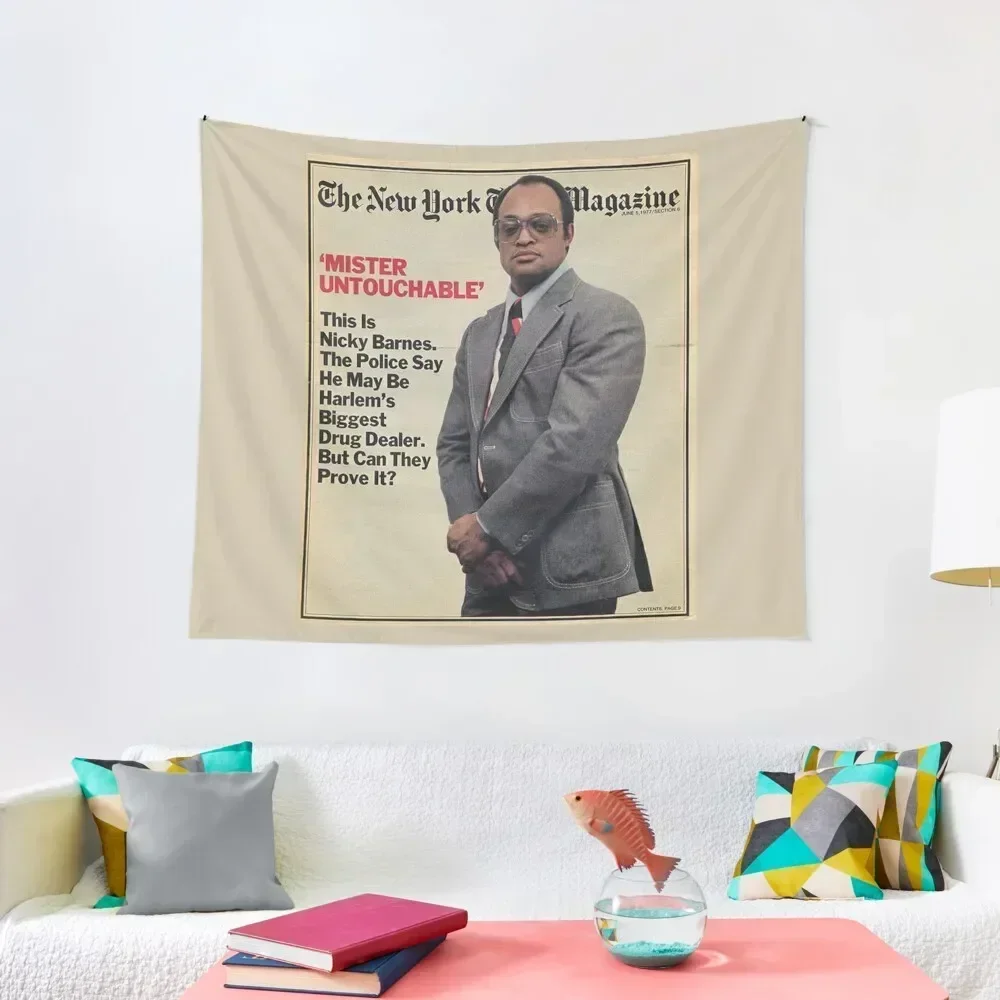 

Mister untouchable Leroy "Nicky" Barnes Tapestry Cute Decor Carpet On The Wall Aesthetic Room Decorations Tapestry