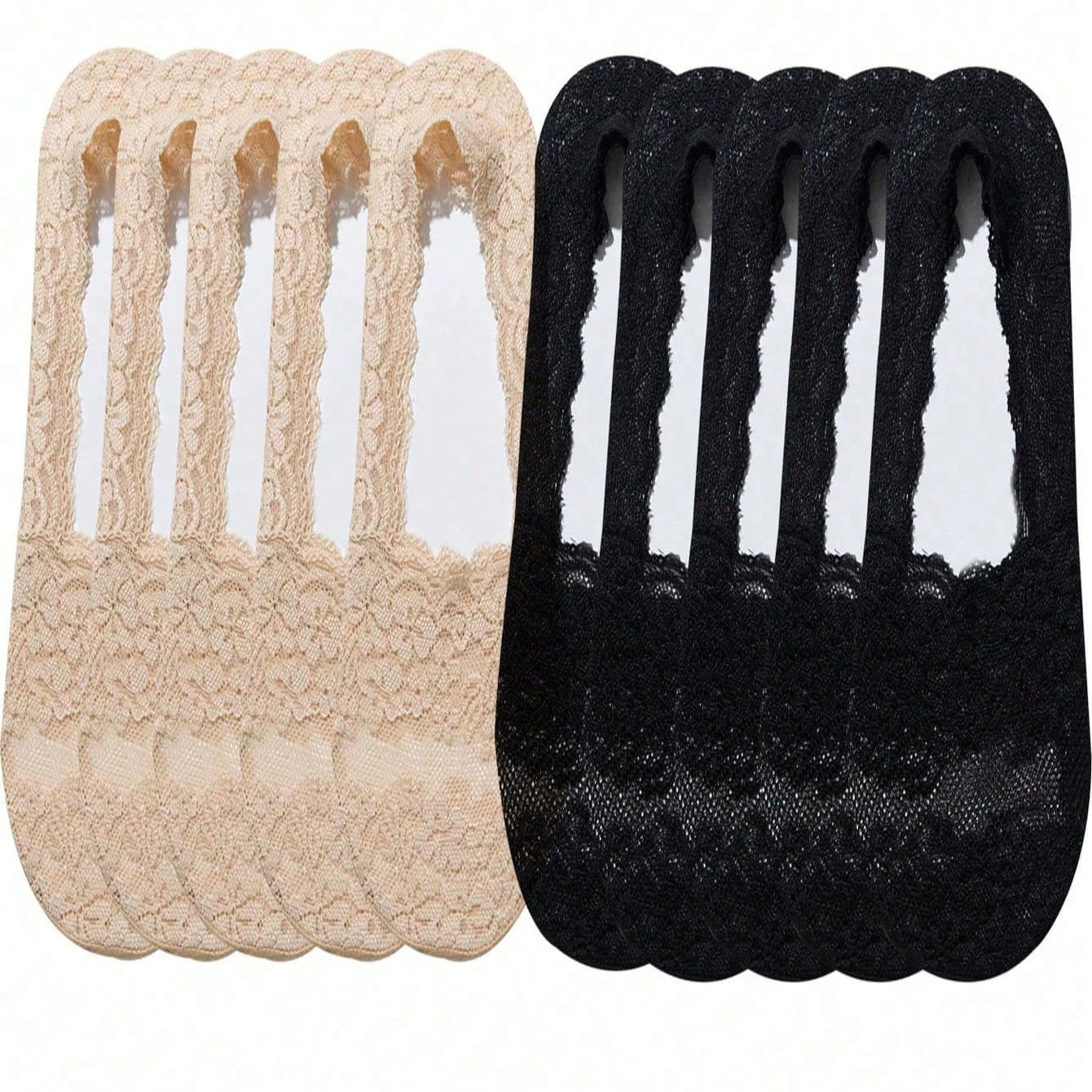 

Женские носки-невидимки, нескользящие тонкие носки с низким вырезом, невидимые потайные носки на плоской подошве